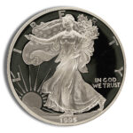 1995-P Proof Silver Eagle with Box & COA - Image 2