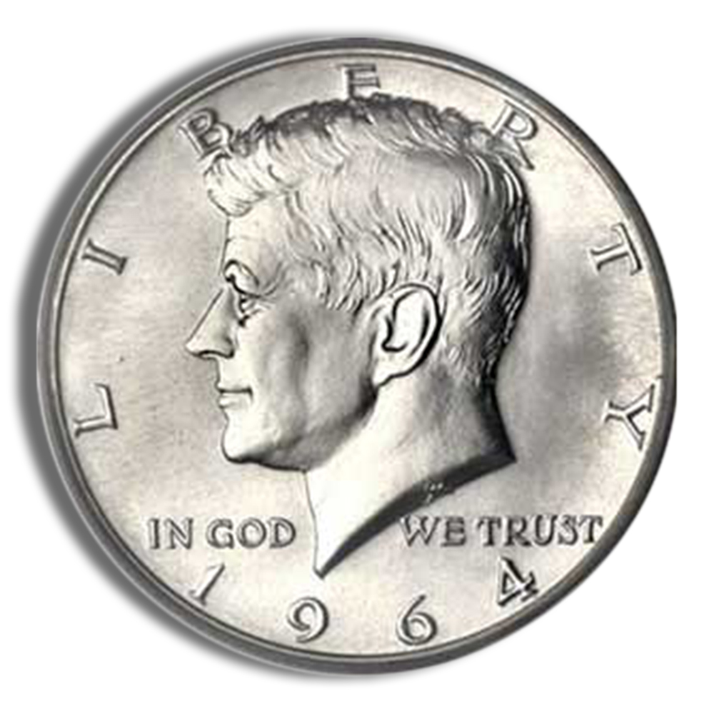 $1 FV 90% Silver 1964 Kennedy Half Dollars $1 FV 90% Silver 1964 Kennedy Half Dollars - Image 1