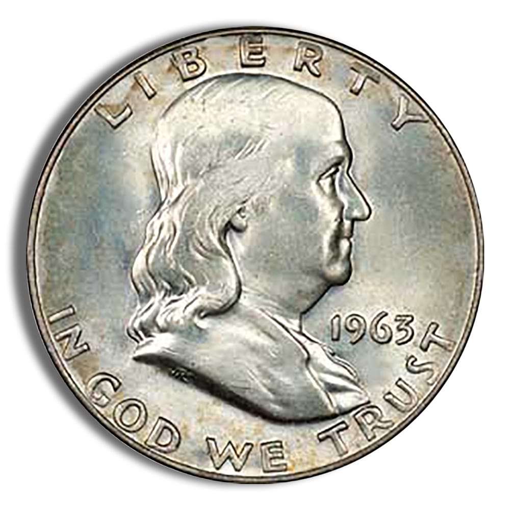 $1 FV 90% Silver Franklin Half Dollars $1 FV 90% Silver Franklin Half Dollars - Image 1