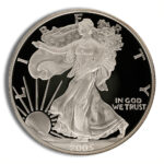 2005-W Proof Silver Eagle with Box & COA - Image 2
