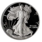 2003-W Proof Silver Eagle with Box & COA