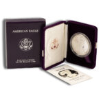 1989-S Proof Silver Eagle with Box & COA