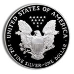 2003-W Proof Silver Eagle with Box & COA - Image 2