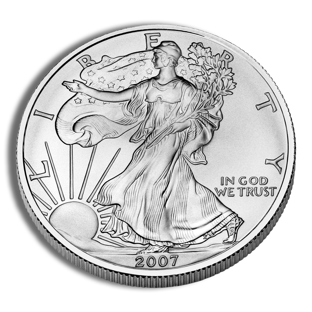 2007 Silver American Eagle - BU 2007 Silver American Eagle - BU - Image 1