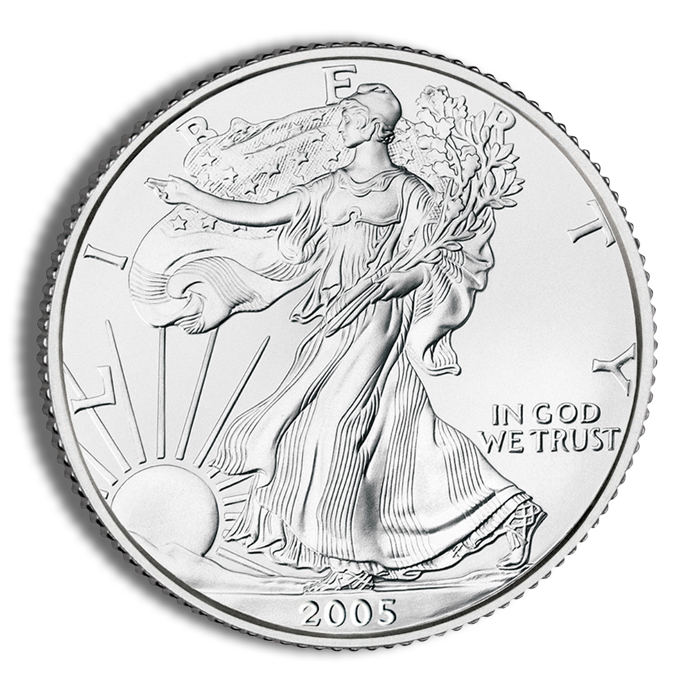 2005 Silver American Eagle - BU 2005 Silver American Eagle - BU - Image 1