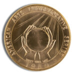 1/2 oz U.S. Mint Commemorative Arts Gold Medal - Image 2