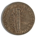 $1 FV 90% Silver Mercury Dimes - XF - Image 2