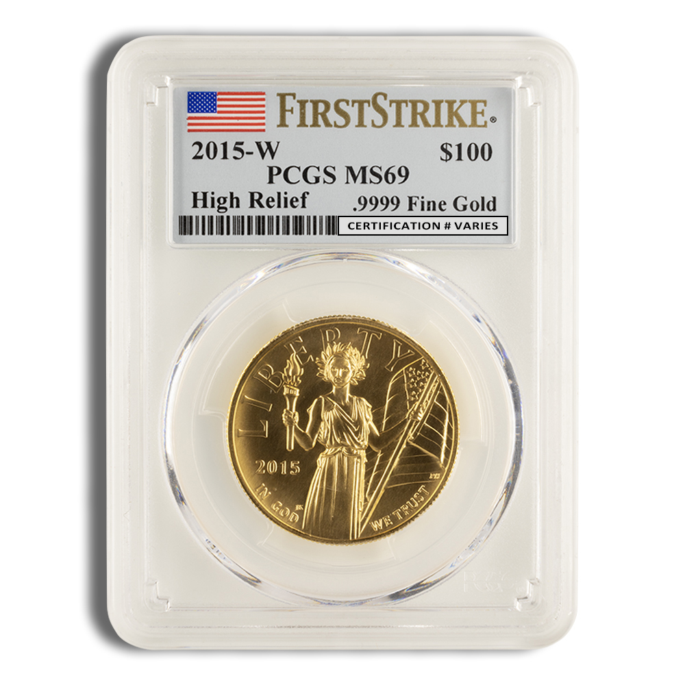 2015-W Liberty High Relief Gold Coin PCGS MS69 2015-W Liberty High Relief Gold Coin PCGS MS69 - Image 1