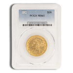 $10 Gold Liberty Eagle - PCGS MS61