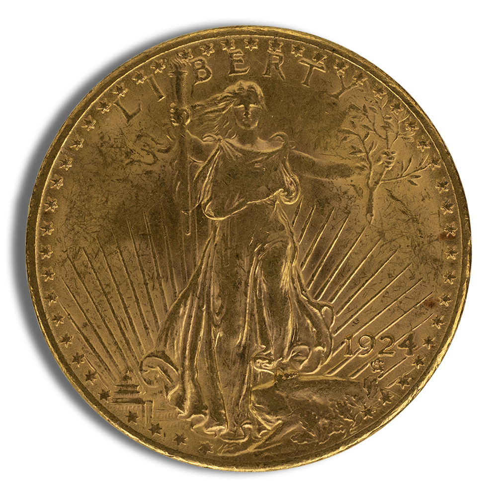 $20 Gold Saint-Gaudens Double Eagle - AU $20 Gold Saint-Gaudens Double Eagle - AU - Image 1