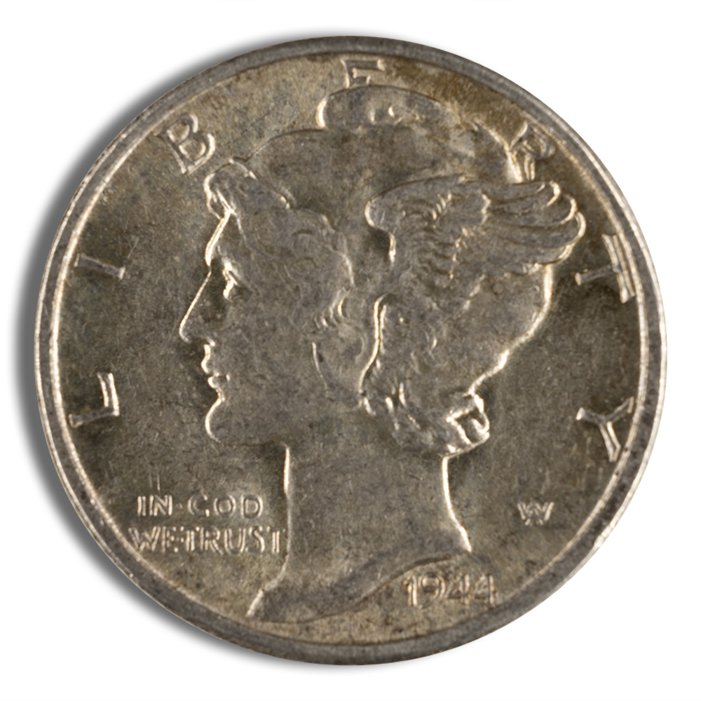 $1 FV 90% Silver Mercury Dimes - AU $1 FV 90% Silver Mercury Dimes - AU - Image 1
