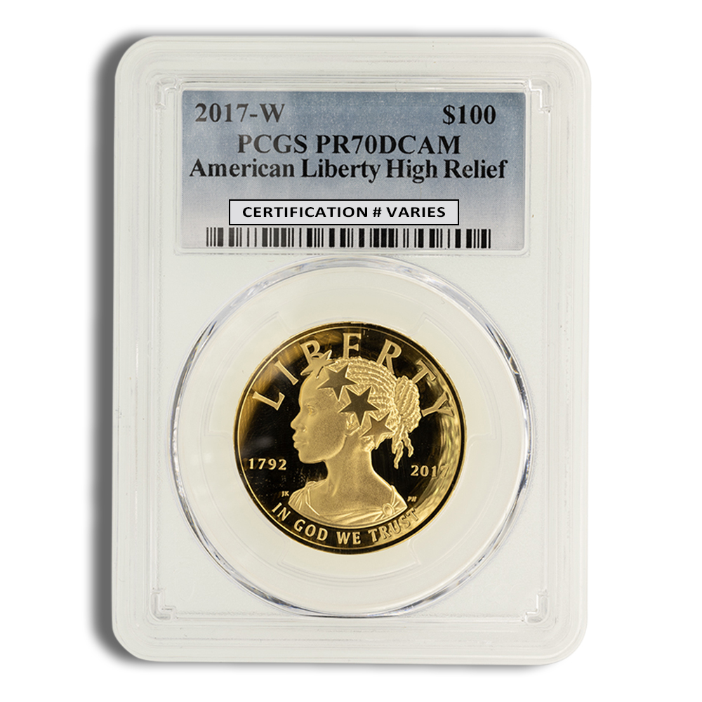 2017-W American Liberty High Relief Gold Coin PCGS PR70 2017-W American Liberty High Relief Gold Coin PCGS PR70 - Image 1