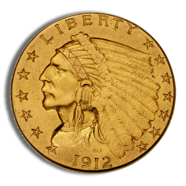 $2.5 Gold Indian Quarter Eagle - AU