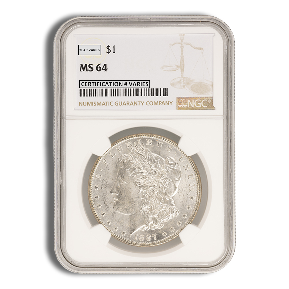Pre-1921 Morgan Dollar - NGC MS64 Pre-1921 Morgan Dollar - NGC MS64 - Image 1