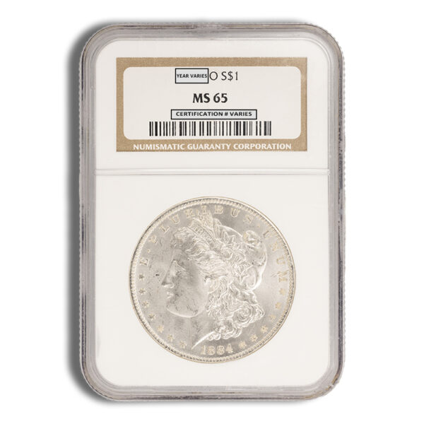 Pre-1921 Morgan Dollar - NGC MS65