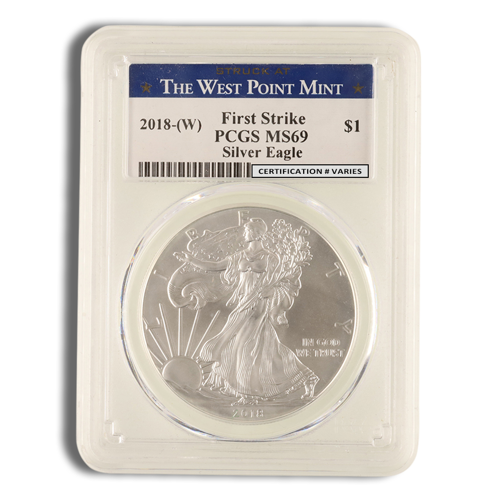2018 Silver Eagle PCGS MS69 2018 Silver Eagle PCGS MS69 - Image 1