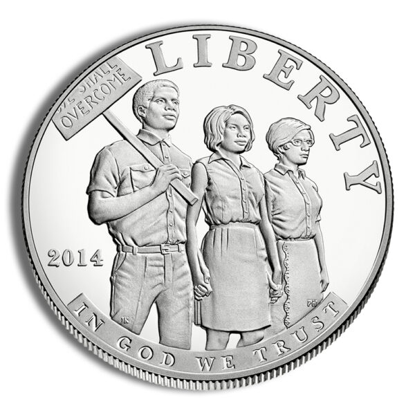 2014-P $1 Civil Rights Act Silver Commem - Proof
