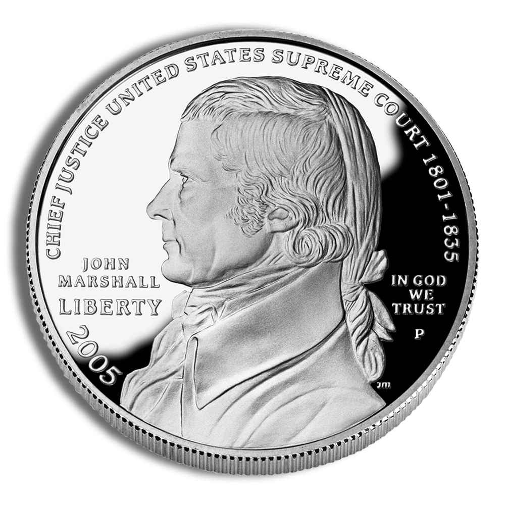 2005-P $1 John Marshall Silver Commem - Proof 2005-P $1 John Marshall Silver Commem - Proof - Image 1