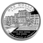 2007-P $1 Little Rock, Deseg Silver Commem - Proof - Image 2
