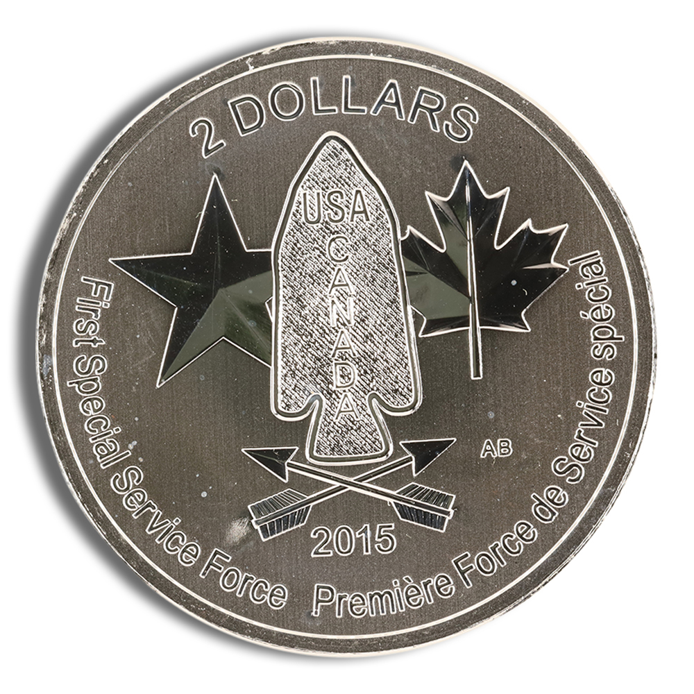 Canadian 1/2 oz Special Service Devil's Brigade Coin (Year Varies) Canadian 1/2 oz Special Service Devil's Brigade Coin (Year Varies) - Image 1