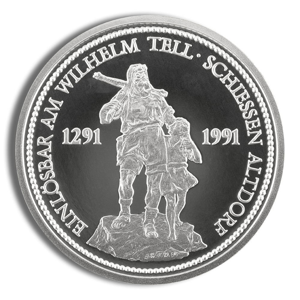 Platinum Shooting Thaler - 1 oz (Year Varies) Platinum Shooting Thaler - 1 oz (Year Varies) - Image 1