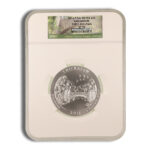 2011-P 5 oz ATB Chickasaw Silver Coin NGC SP70