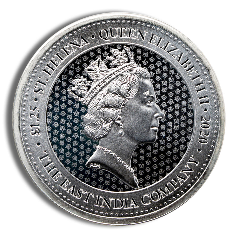 1.25 oz St. Helena Silver Coin (Year/Design Varies) 1.25 oz St. Helena Silver Coin (Year/Design Varies) - Image 1