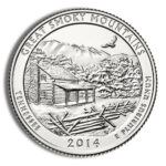 2014-P 5 oz ATB Great Smoky Mts. Silver Coin NGC SP70 - Image 3