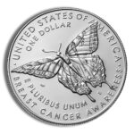 2018-P $1 Breast Cancer Awareness Silver Commem - BU - Image 2