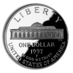 1997-P $1 Botanic Garden Silver Commem - Proof