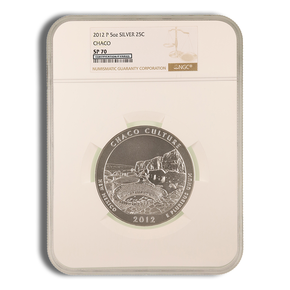 2012-P 5 oz ATB Chaco Culture Silver Coin NGC SP70 2012-P 5 oz ATB Chaco Culture Silver Coin NGC SP70 - Image 1