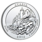 2012 5 oz ATB Acadia Silver Coin - BU