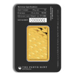 10 oz Gold Bar - Perth Mint (Carded) - Image 2