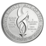 2014-P $1 Civil Rights Act Silver Commem - BU - Image 2