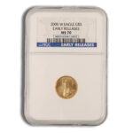2006 1/10 oz Gold Eagle $5 NGC MS70 ER