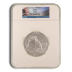 2014-P 5 oz ATB Arches Silver Coin NGC SP70