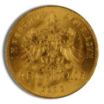 Austria 4 Florin / 10 Franc Gold Coin - Image 2