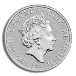 2018 2 oz Silver Great Britain Queen's Beasts - Unicorn - Image 2