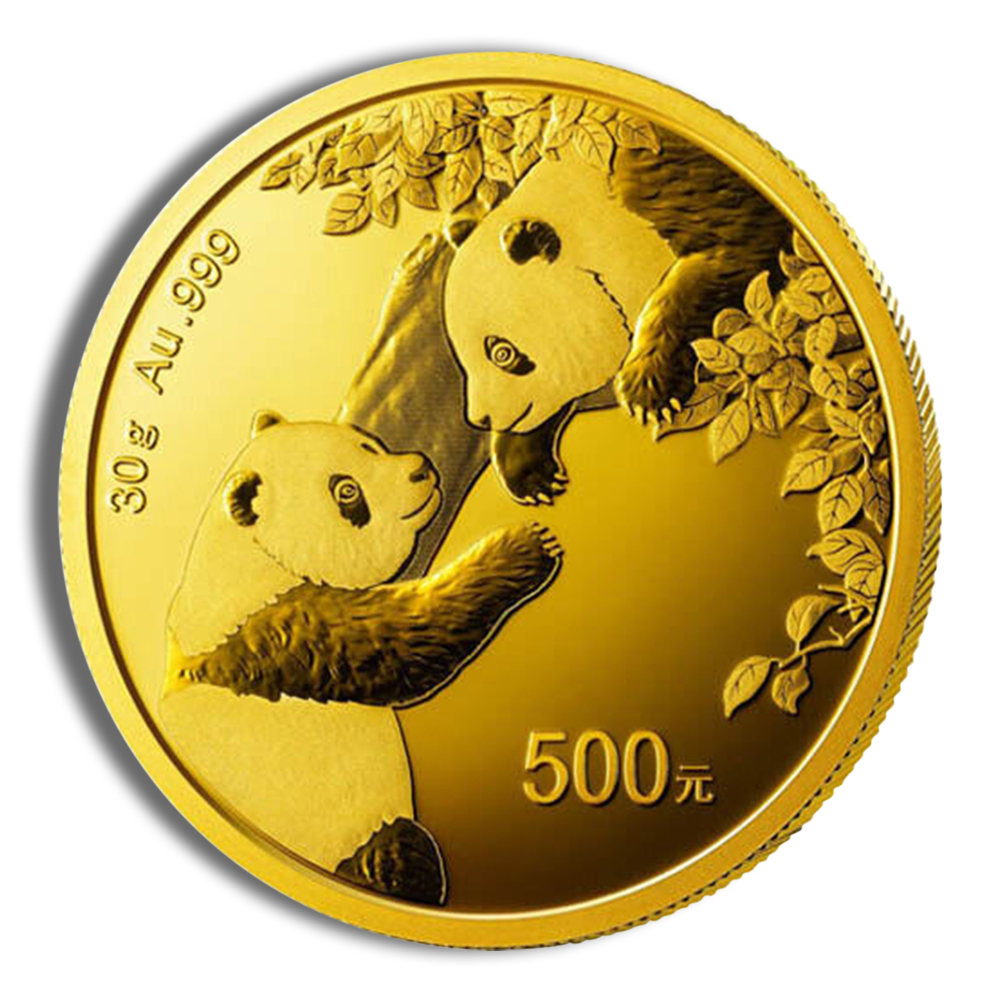 30 gram China Gold Panda - BU - Unsealed (Year Varies) 30 gram China Gold Panda - BU - Unsealed (Year Varies) - Image 1