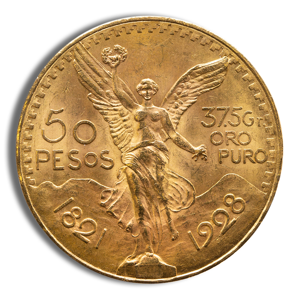 1927 Mexico Gold 50 Peso BU 1927 Mexico Gold 50 Peso BU - Image 1