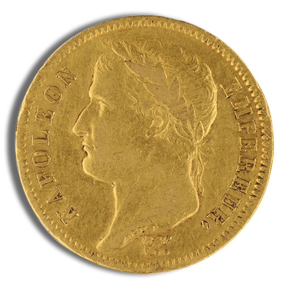 France Gold 40 Francs - Napoleon I (1806-1813) France Gold 40 Francs - Napoleon I (1806-1813) - Image 1