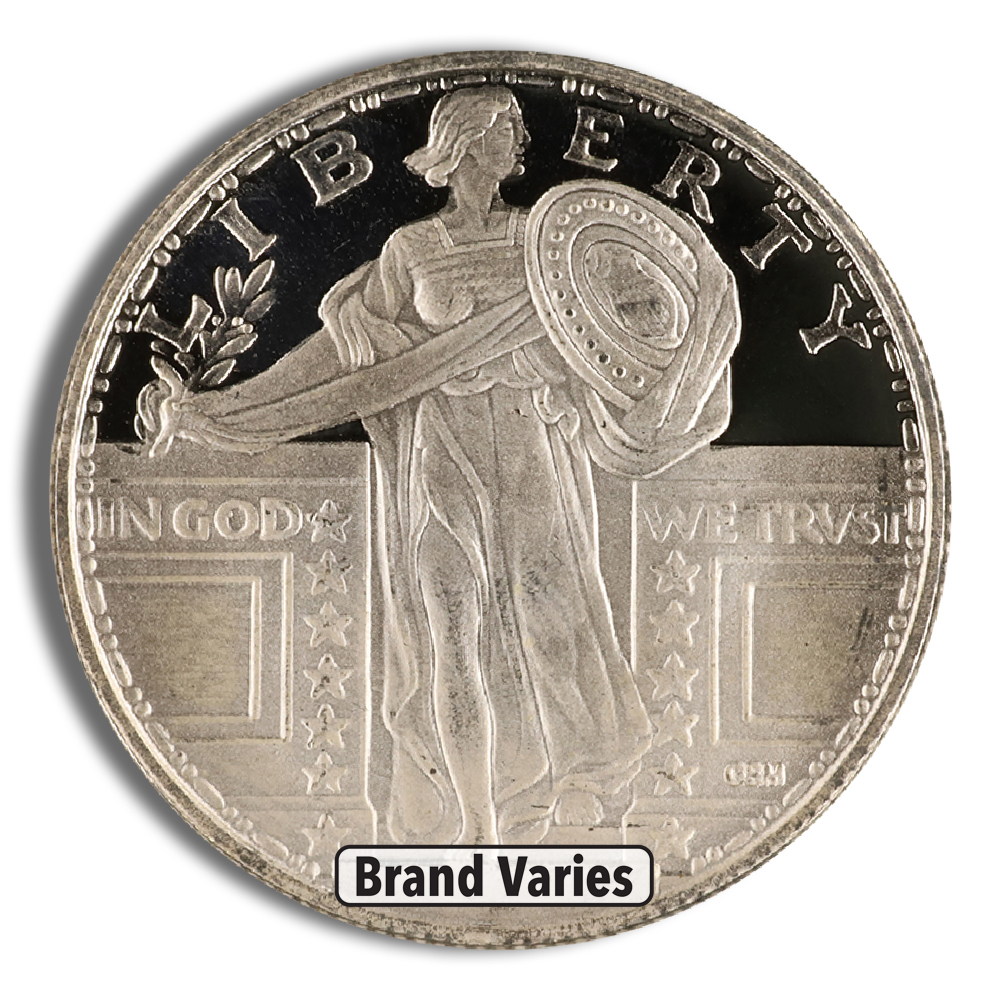 1/4 oz Silver Round - Brand Varies 1/4 oz Silver Round - Brand Varies - Image 1