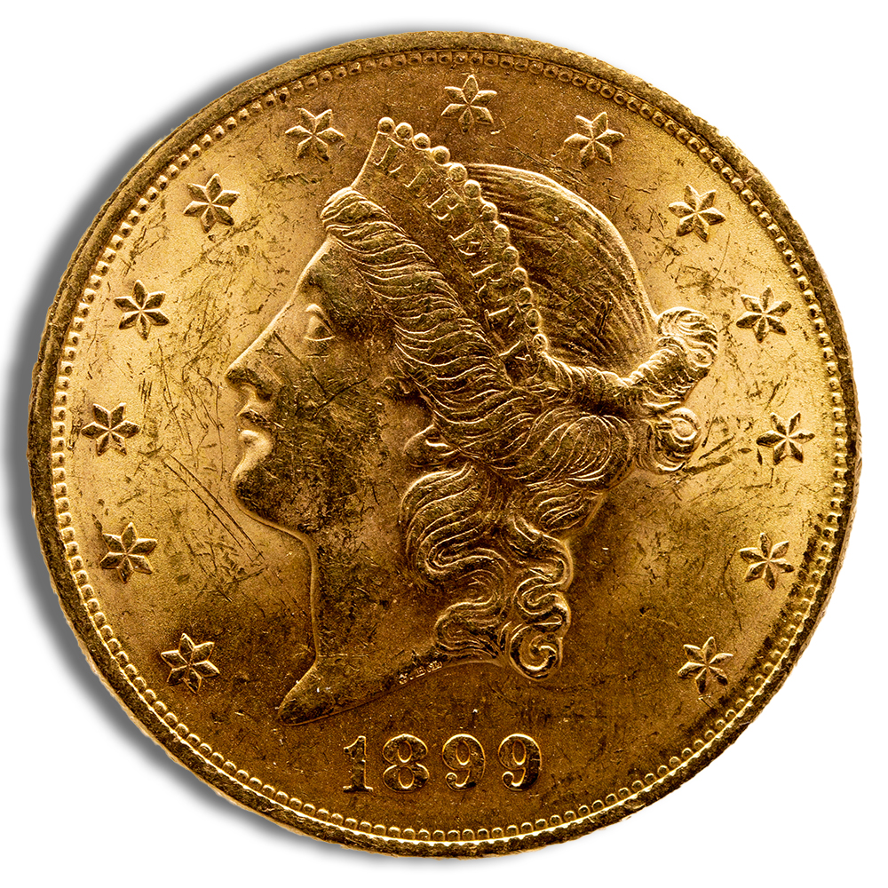 $20 Gold Liberty Double Eagle - AU $20 Gold Liberty Double Eagle - AU - Image 1
