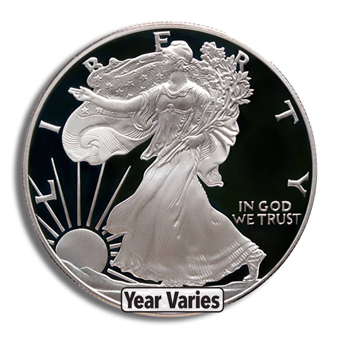Proof Silver Eagle - Incomplete (Year Varies) Proof Silver Eagle - Incomplete (Year Varies) - Image 1