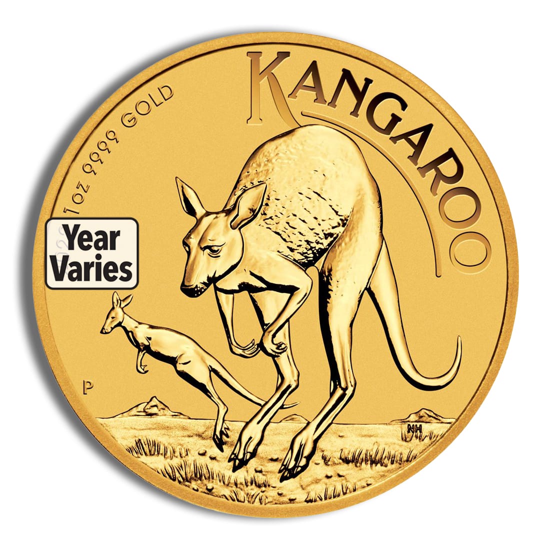 1 oz Australian Kangaroo Gold Coin (Year Varies) 1 oz Australian Kangaroo Gold Coin (Year Varies) - Image 1