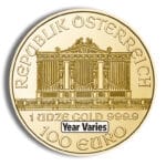 1 oz Austrian Philharmonic Gold Coin (Year Varies) - Image 2