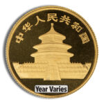 1/4 oz China Gold Panda - BU - Sealed (Year Varies) - Image 2