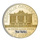 1/4 oz Austrian Philharmonic Gold Coin (Year Varies) - Image 2