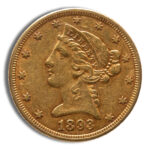 $5 Gold Liberty Half Eagle - XF