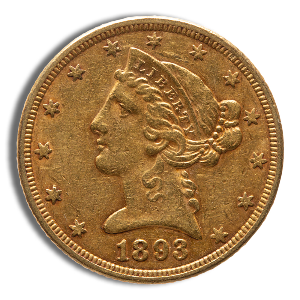 $5 Gold Liberty Half Eagle - XF $5 Gold Liberty Half Eagle - XF - Image 1